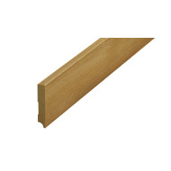 Plintă parchet maro stejar, 80 mm din HDF, compatibil 52345