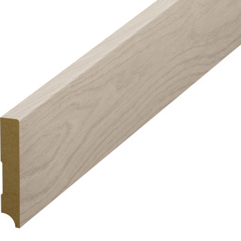 Plintă parchet deschisă, 80 mm din HDF, compatibil 56583
