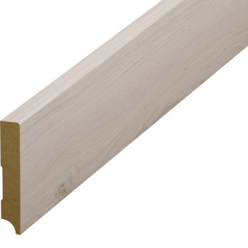 Plintă parchet deschisă, 80 mm din HDF, compatibil 56578