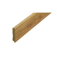 Plintă parchet stejar, 80 mm din HDF, compatibil 54751