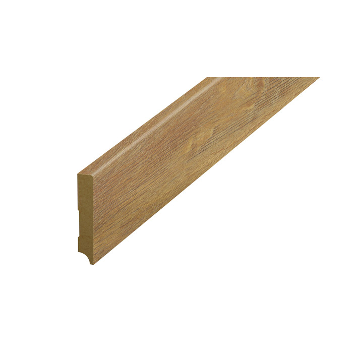 Plintă parchet stejar , 80 mm din HDF, compatibil 63347