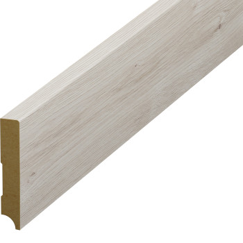 Plintă parchet deschisă, 80 mm din HDF, compatibil 54821
