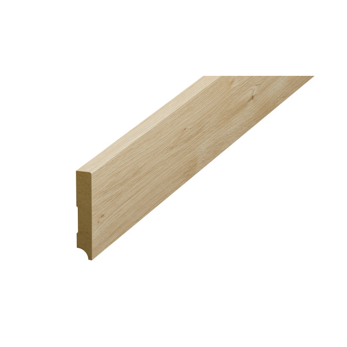 Plintă parchet stejar, 80 mm din HDF, compatibil 55092
