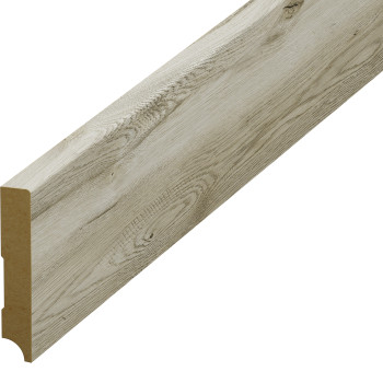 Plintă parchet stejar, 80 mm din HDF, compatibil 54848