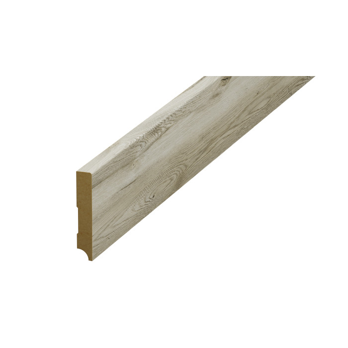 Plintă parchet stejar, 80 mm din HDF, compatibil 54848