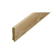 Plintă parchet stejar, 80 mm din HDF, compatibil 54749
