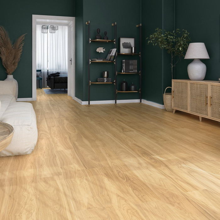 Parchet SPC Classen, 5,5 mm, Nuva Selected Nuc Maro, cu folie aplicată