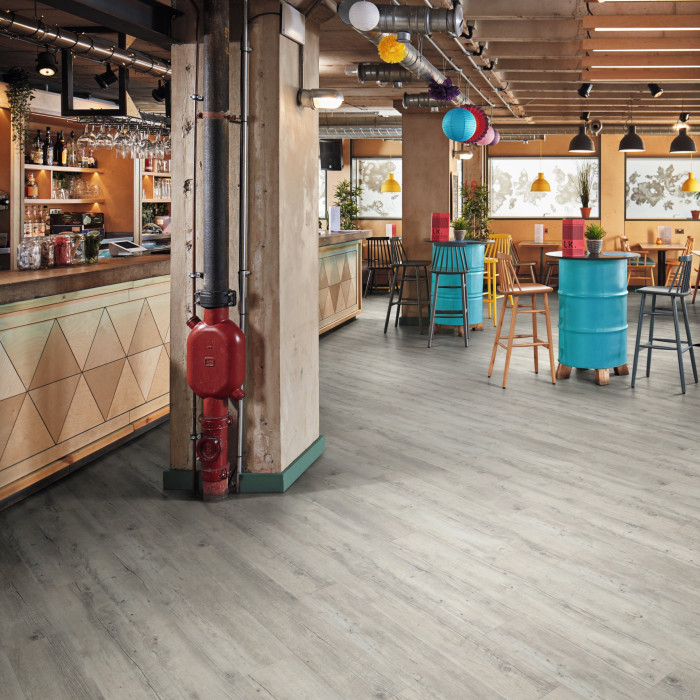 LVT Designflooring 3 mm Stejar sălbatic gri VGW111T